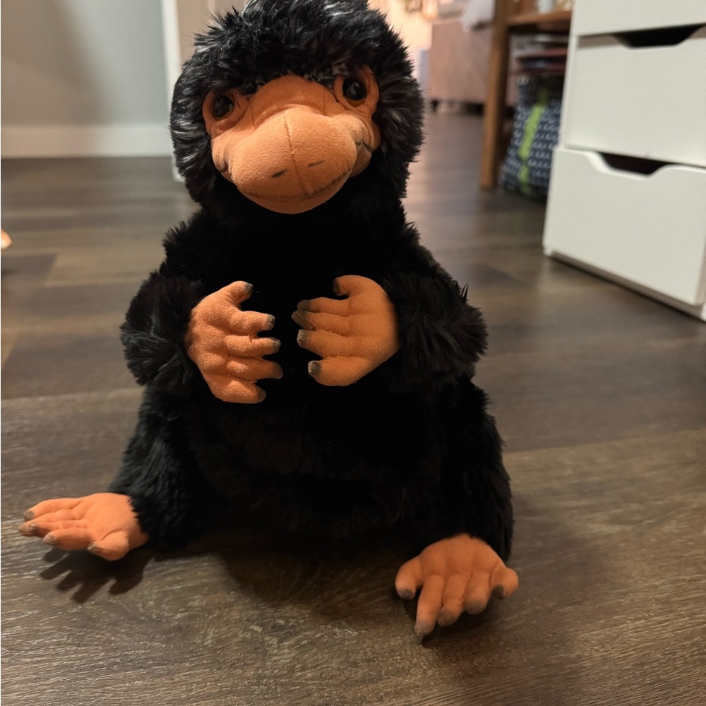 Fantastic Beasts Plush Niffler Harry Potter 11” Black Stuffed Animal NWT